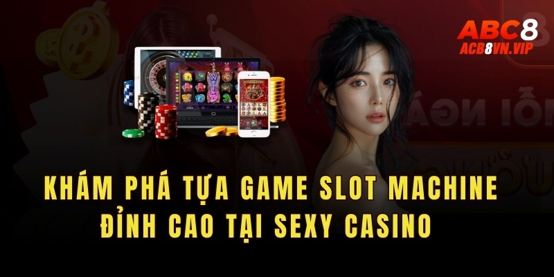 Khám phá tựa game Slot Machine đỉnh cao tại Sexy Casino